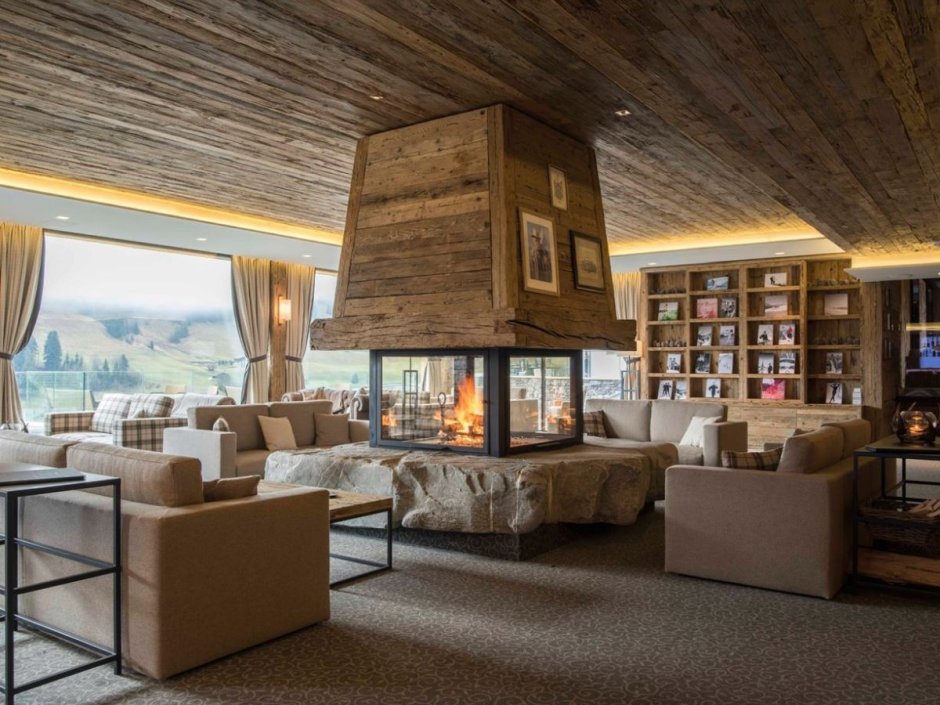Chalet in Switzerland with fireplace