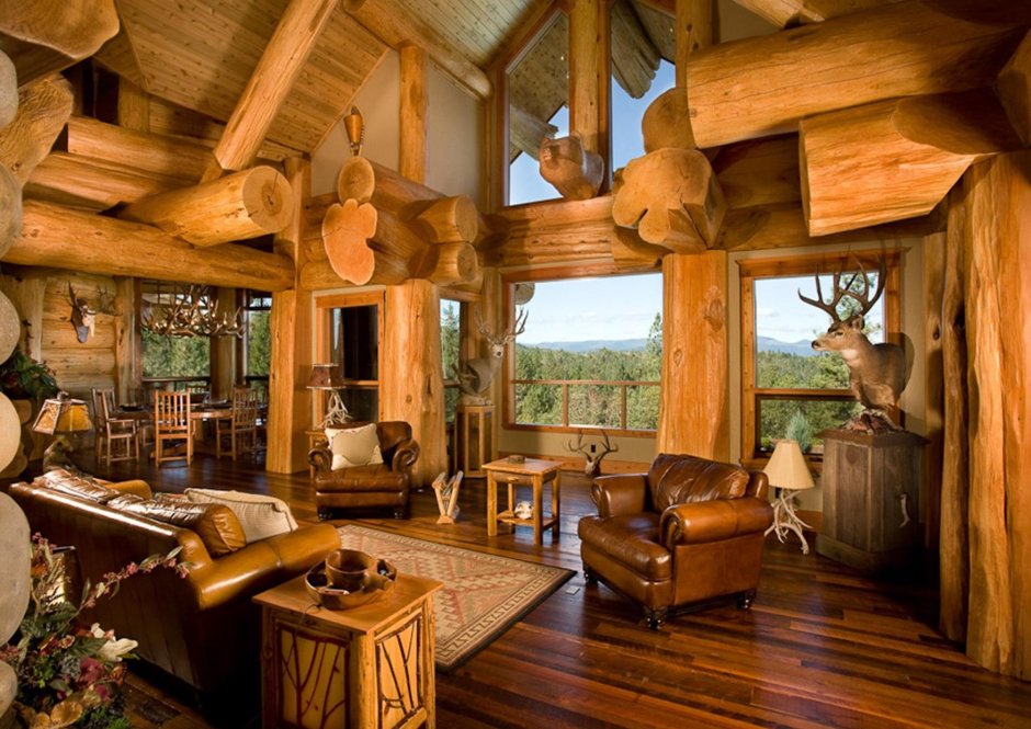 Interior made of wood