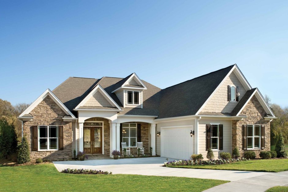 Craftsman style country house