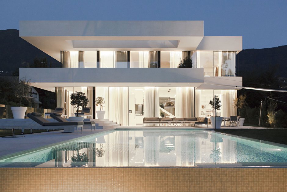 Villa in a modern style