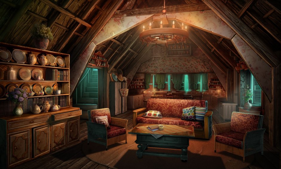 Fairytale house inside