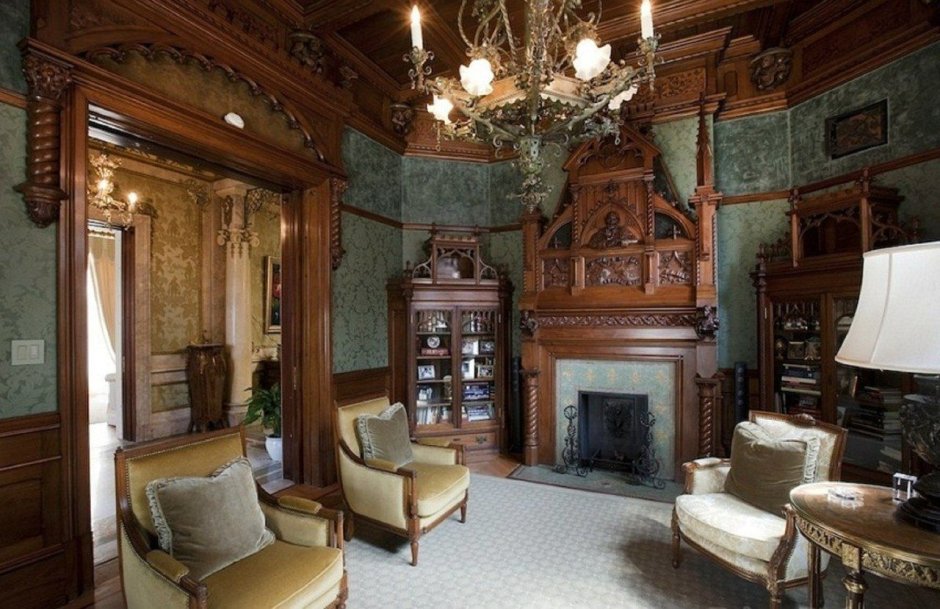 Victorian mansion inside England