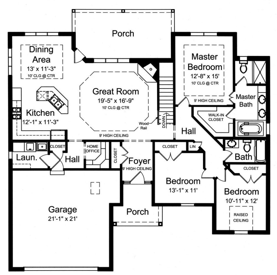 Best One Floor House Plans