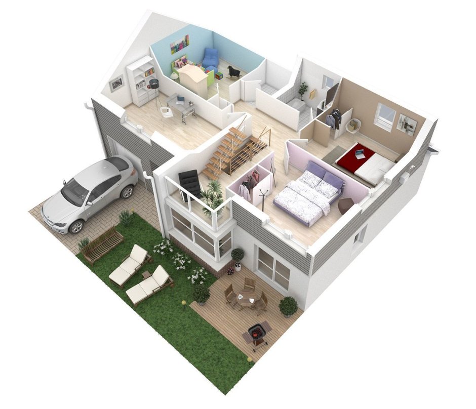 American house layout