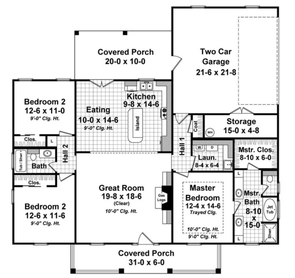 Layout of a two -room apartment in Sims 4