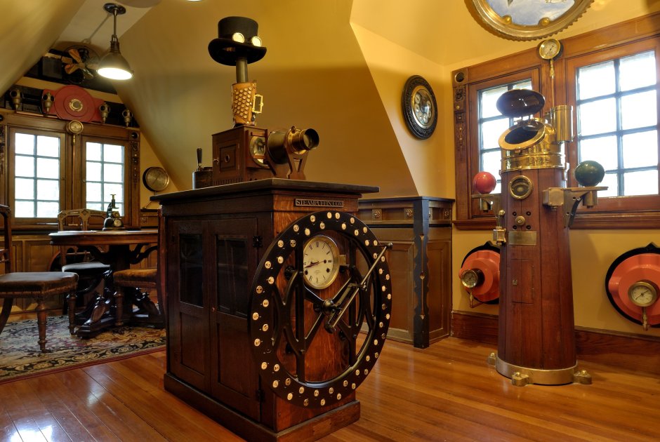 Steampank Interior with Victorian style