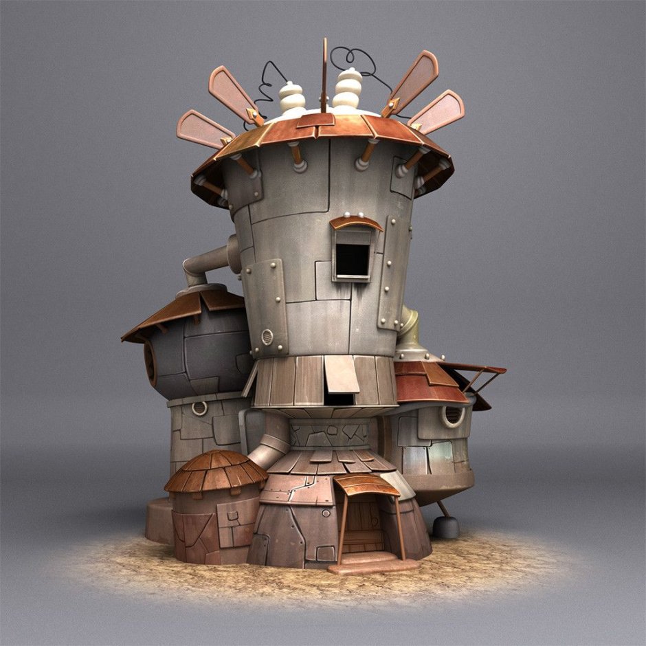 Steampunk houses