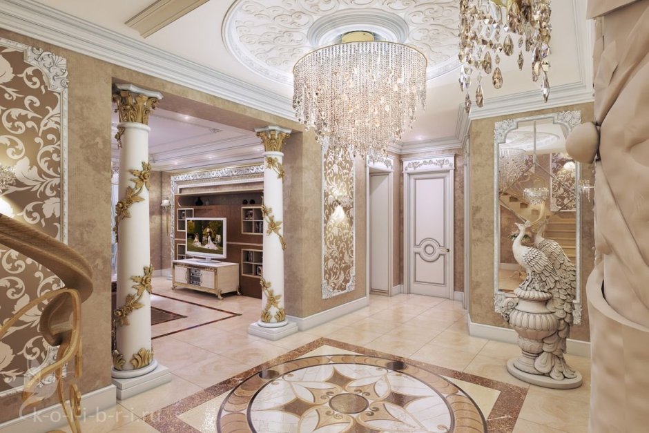 Luxury Antonovich Design style corridors