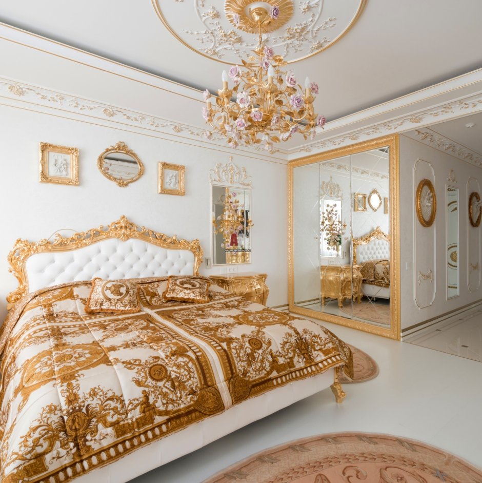 Baroque bedroom palace classic