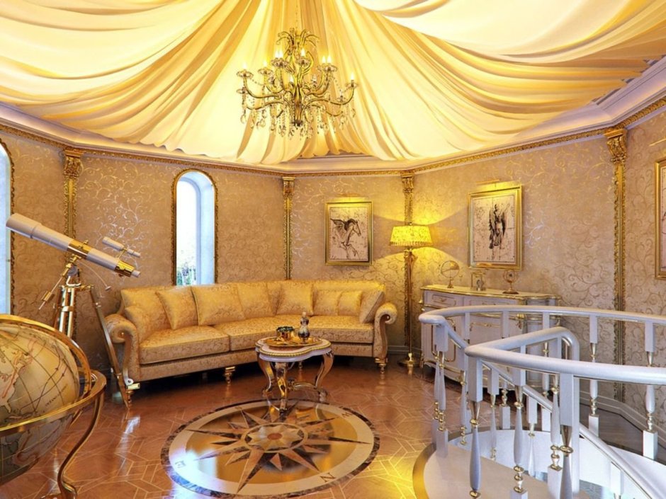 Golden interior