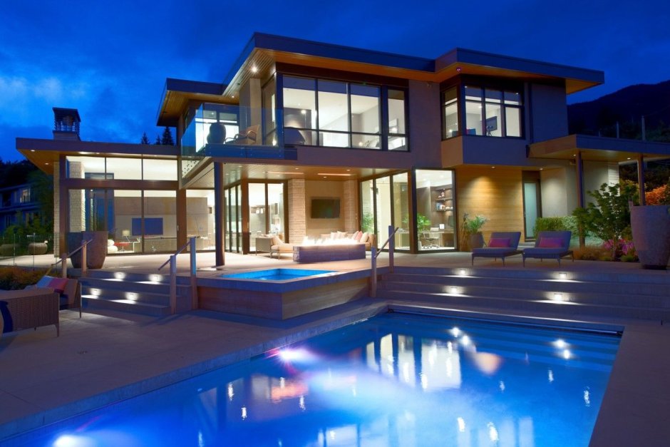 House with a pool