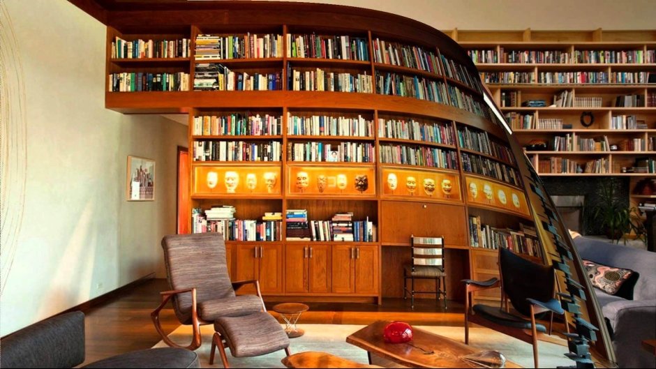 Book shelves room