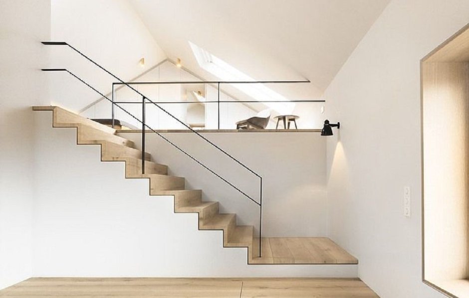 Hill stairs in the house