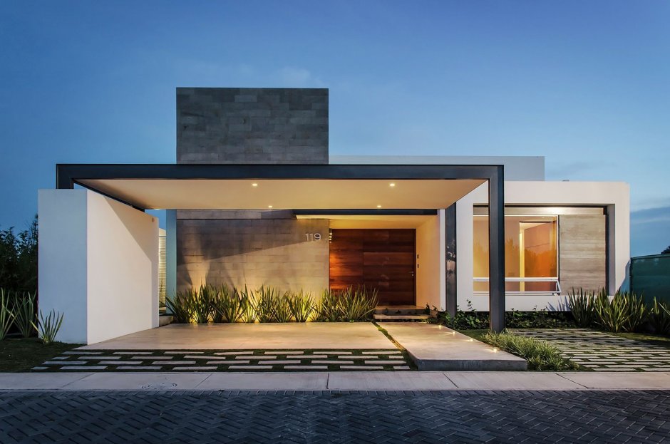 House minimalism flat roof