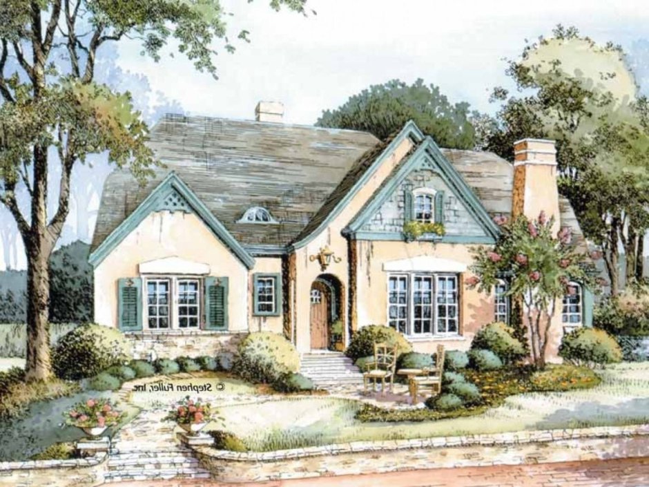 American -style country house