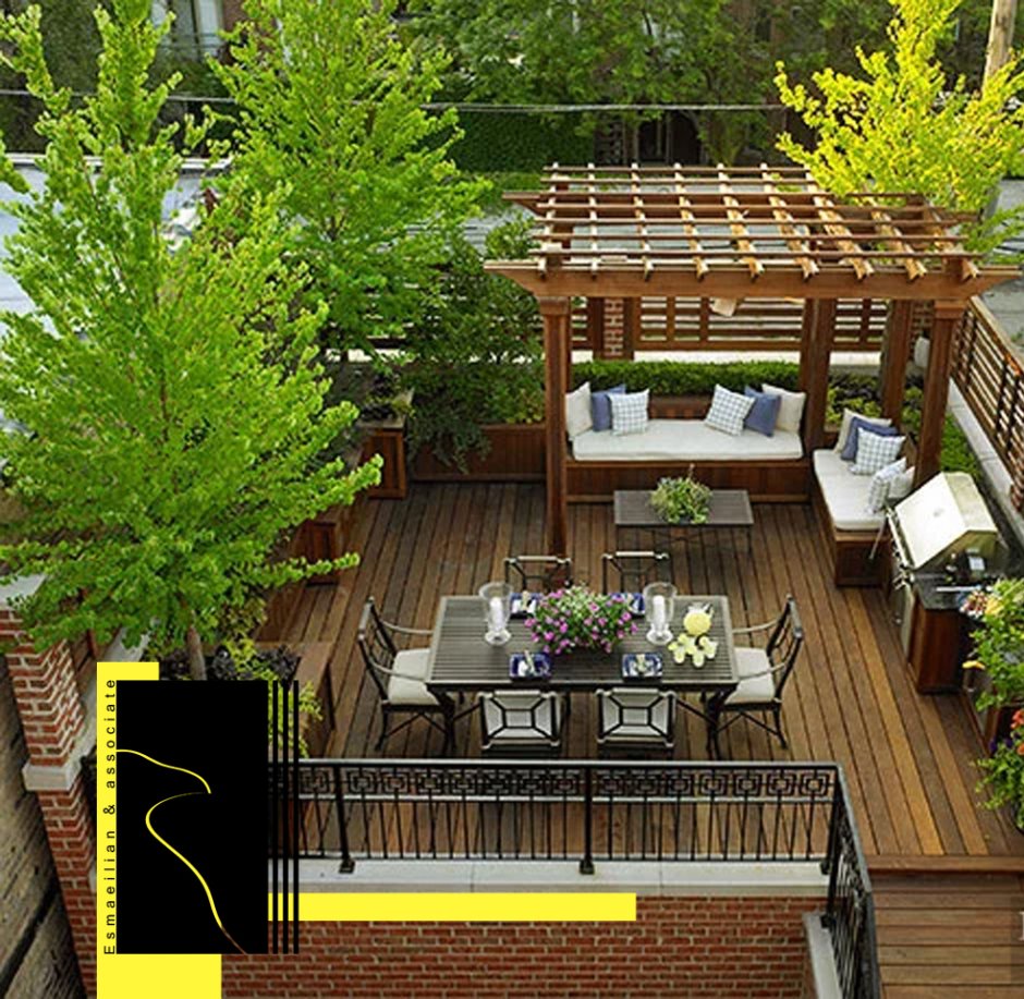 Small terrace on the roof