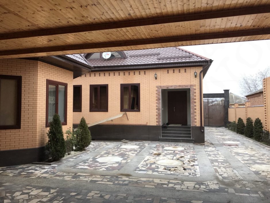 Chechen yard in a private house