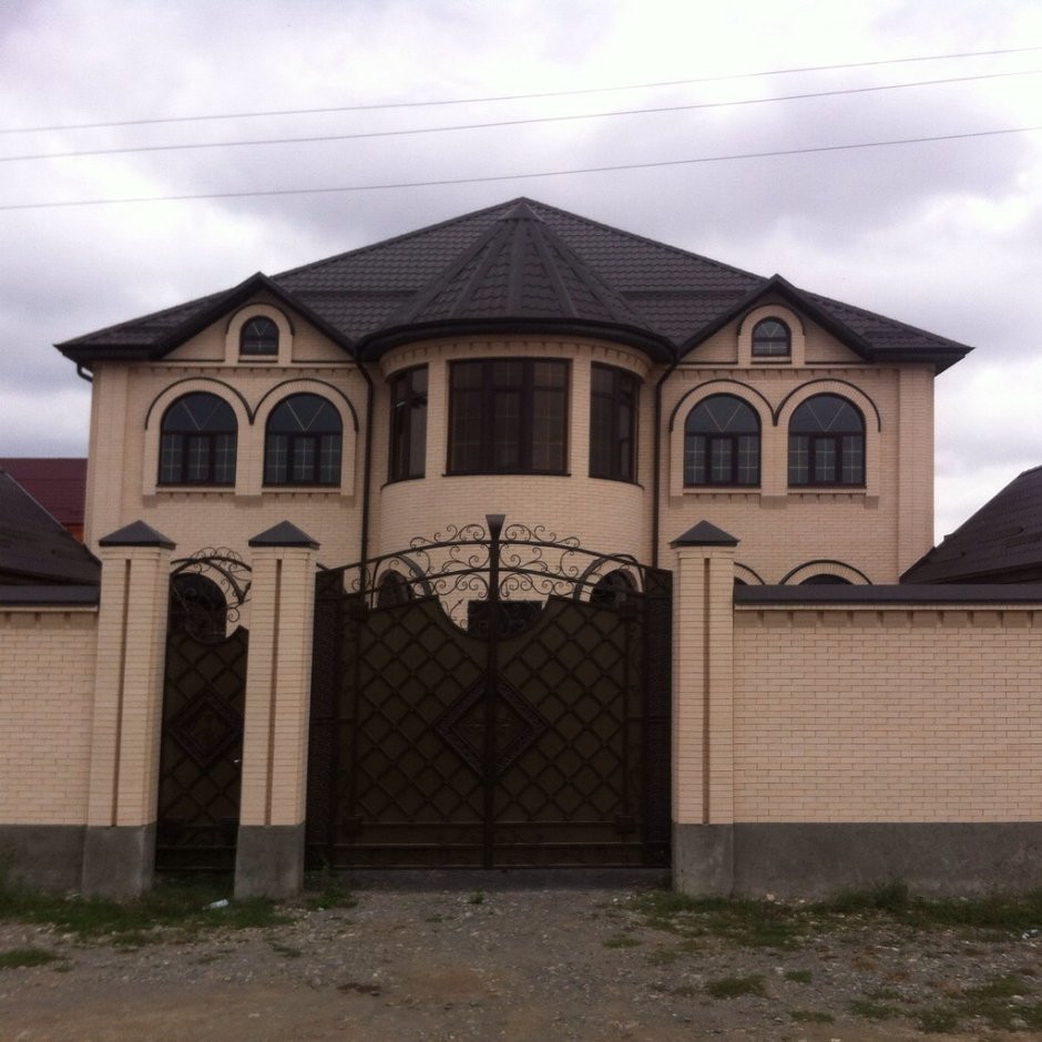 One -story house in the Chechen style