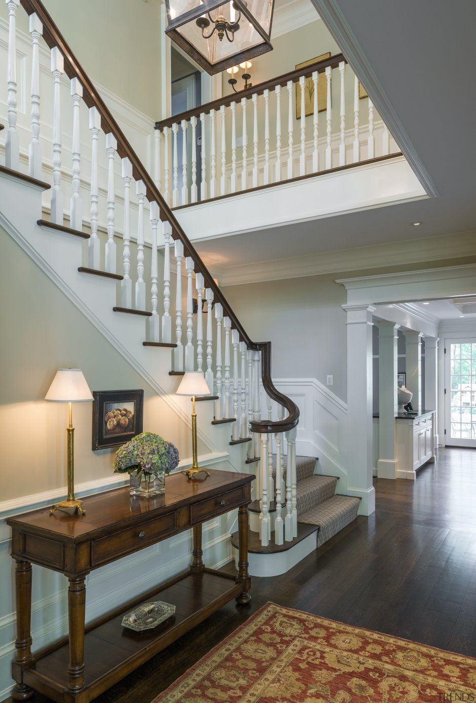 Classic style stairs in the house