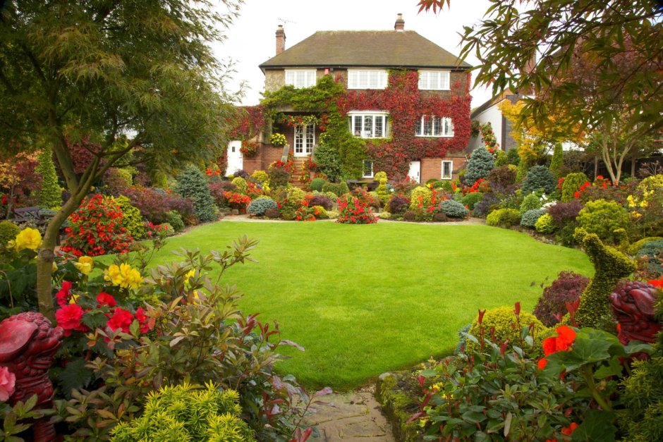 Weasley gardens in England