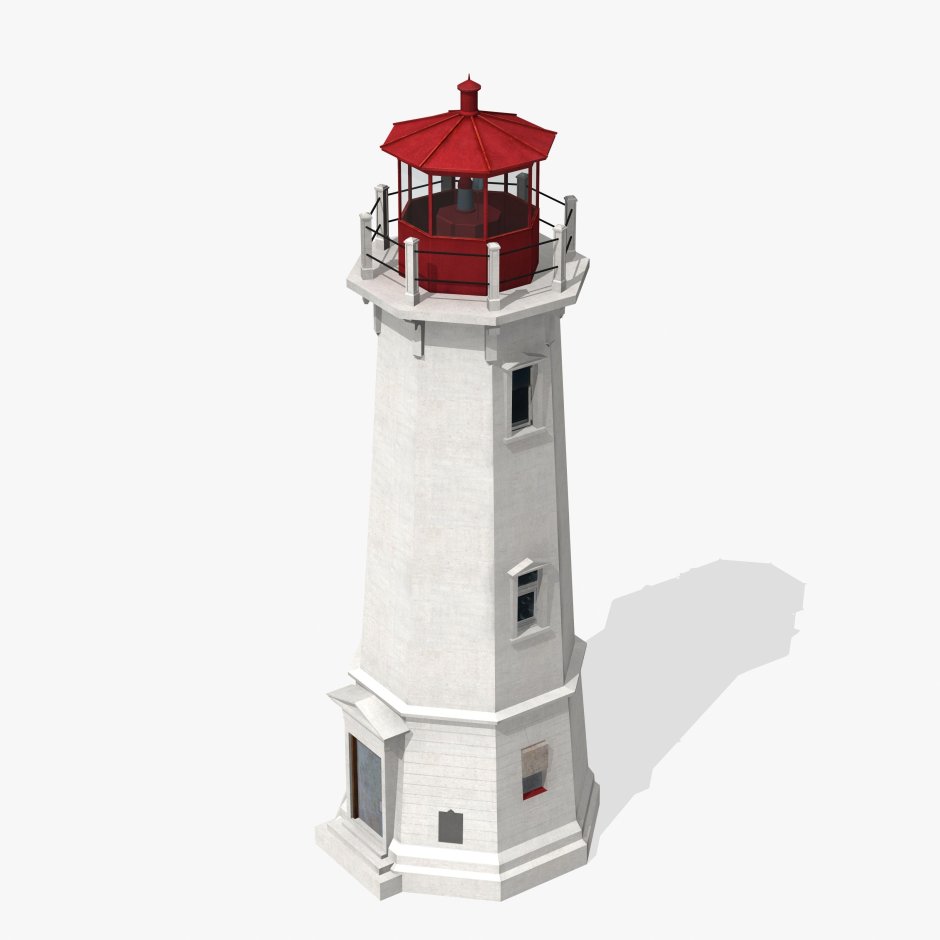 Lighthouse Aniva 3d Model