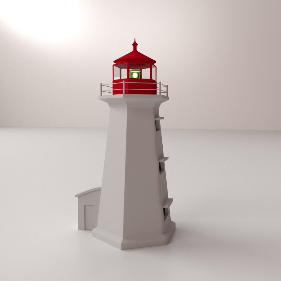 3d model Lighthouse Tolbukhina