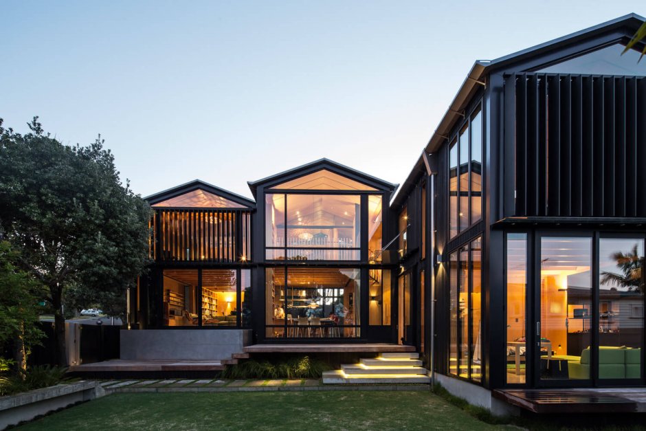 Glass and Wood House