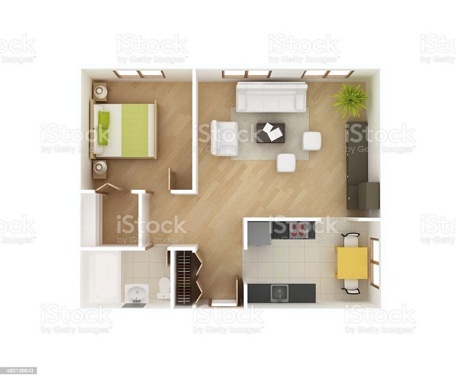 TOP planning 1 indoor apartments