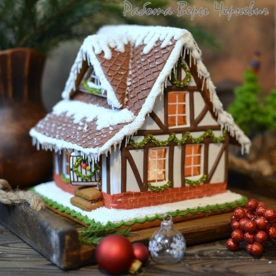 Miniature brick house