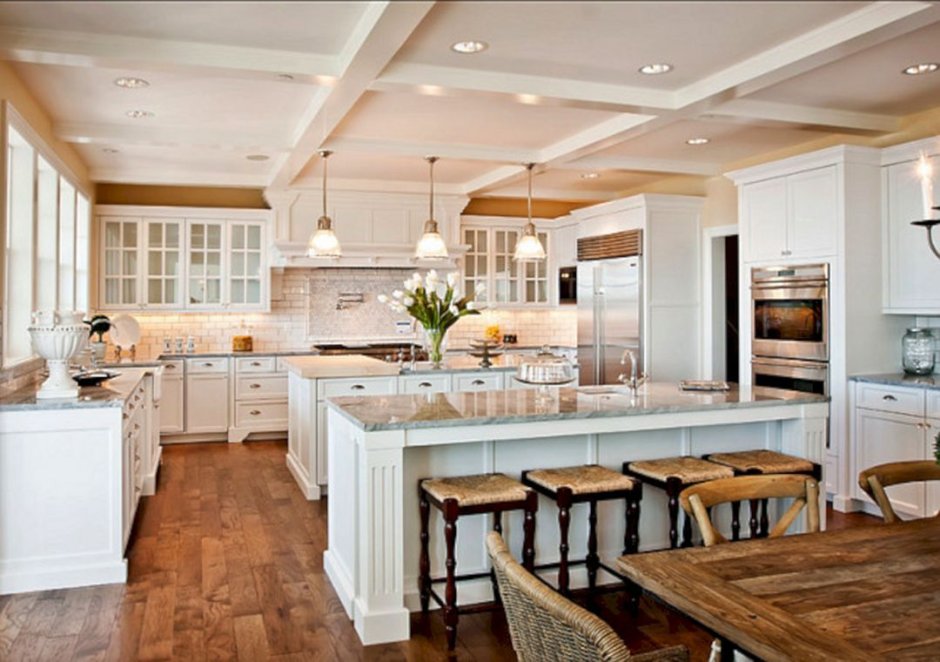 Spacious kitchen in a private house