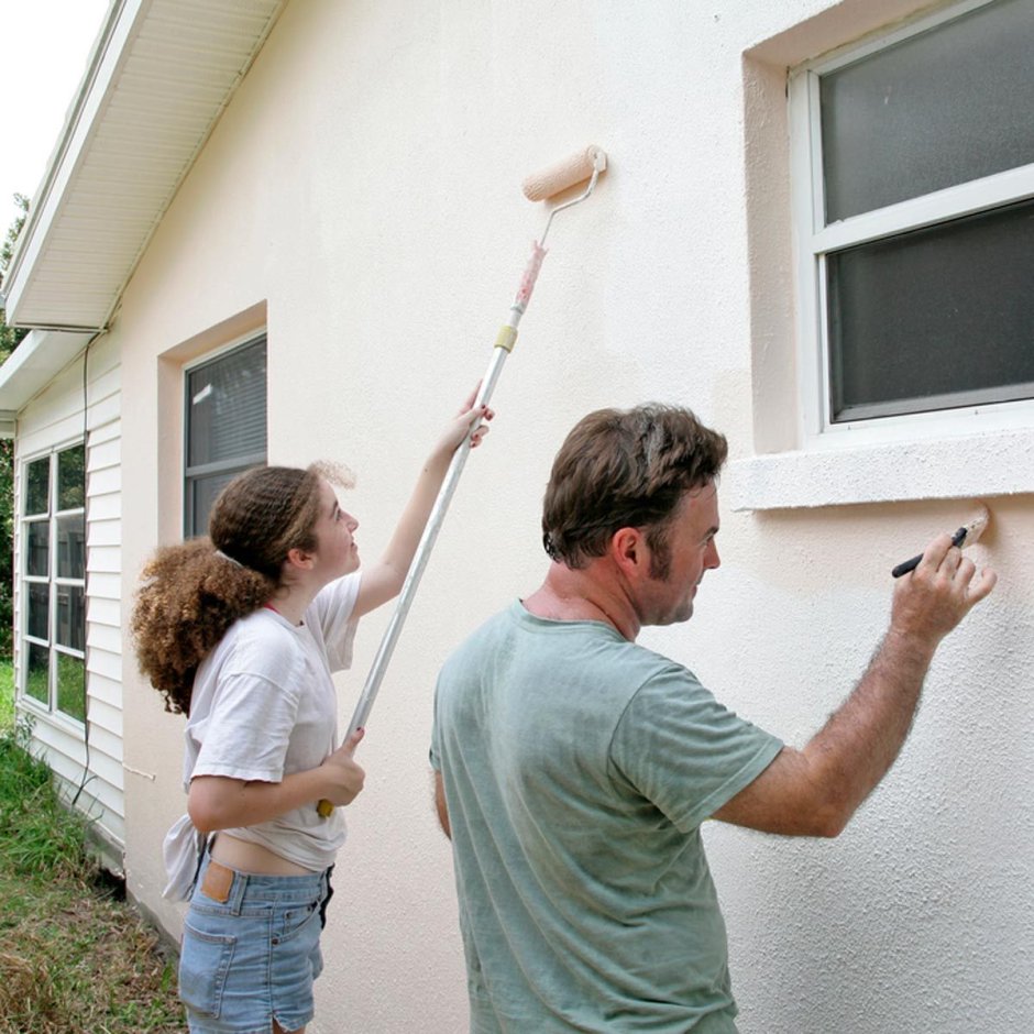 Paint the house outside