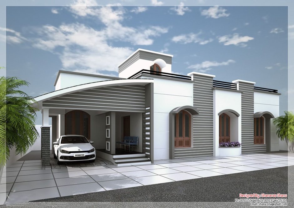 One -story house 3d exter