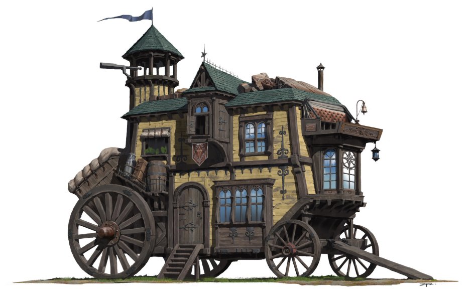 Steampank wagon