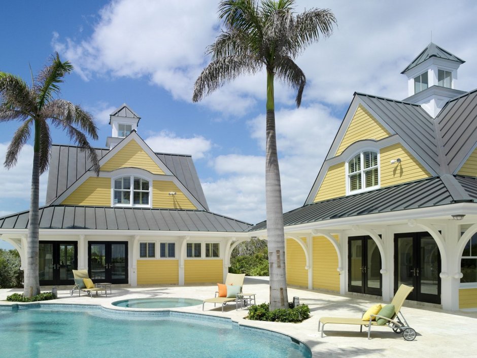 Yellow Roof House
