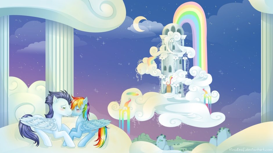 The house of the pony of the rainbow