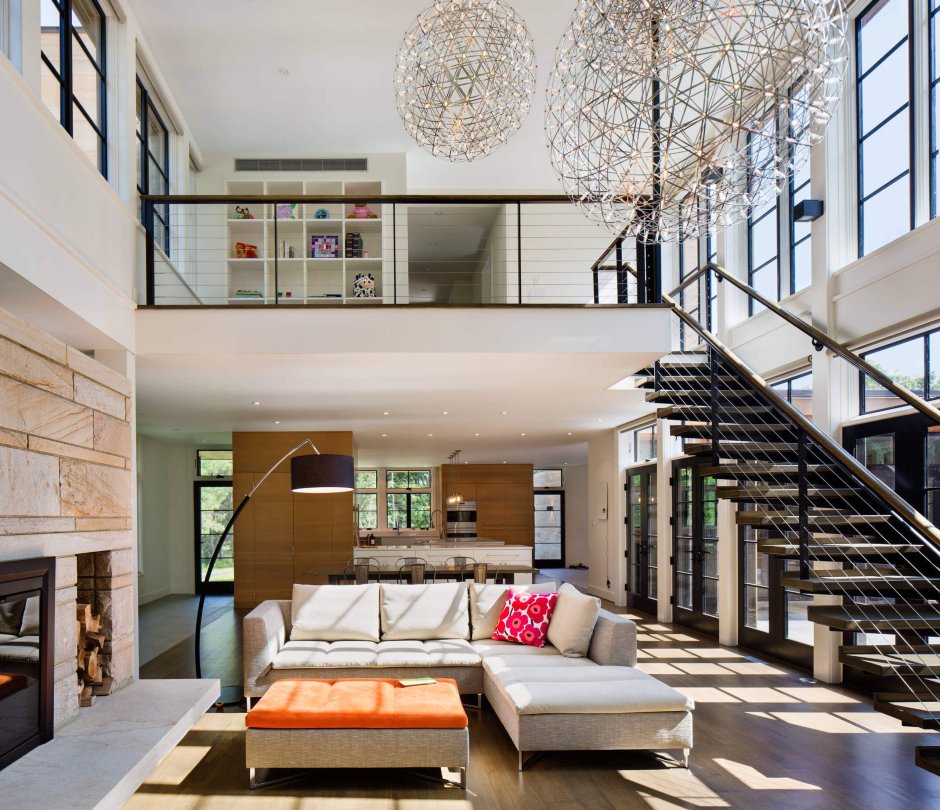 Two -level living rooms
