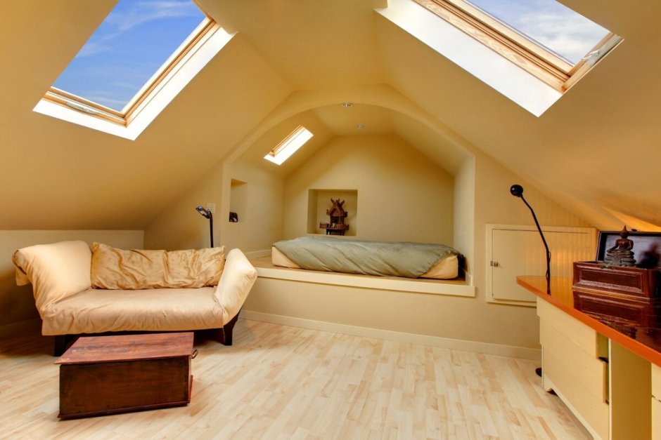 Cozy room in the attic