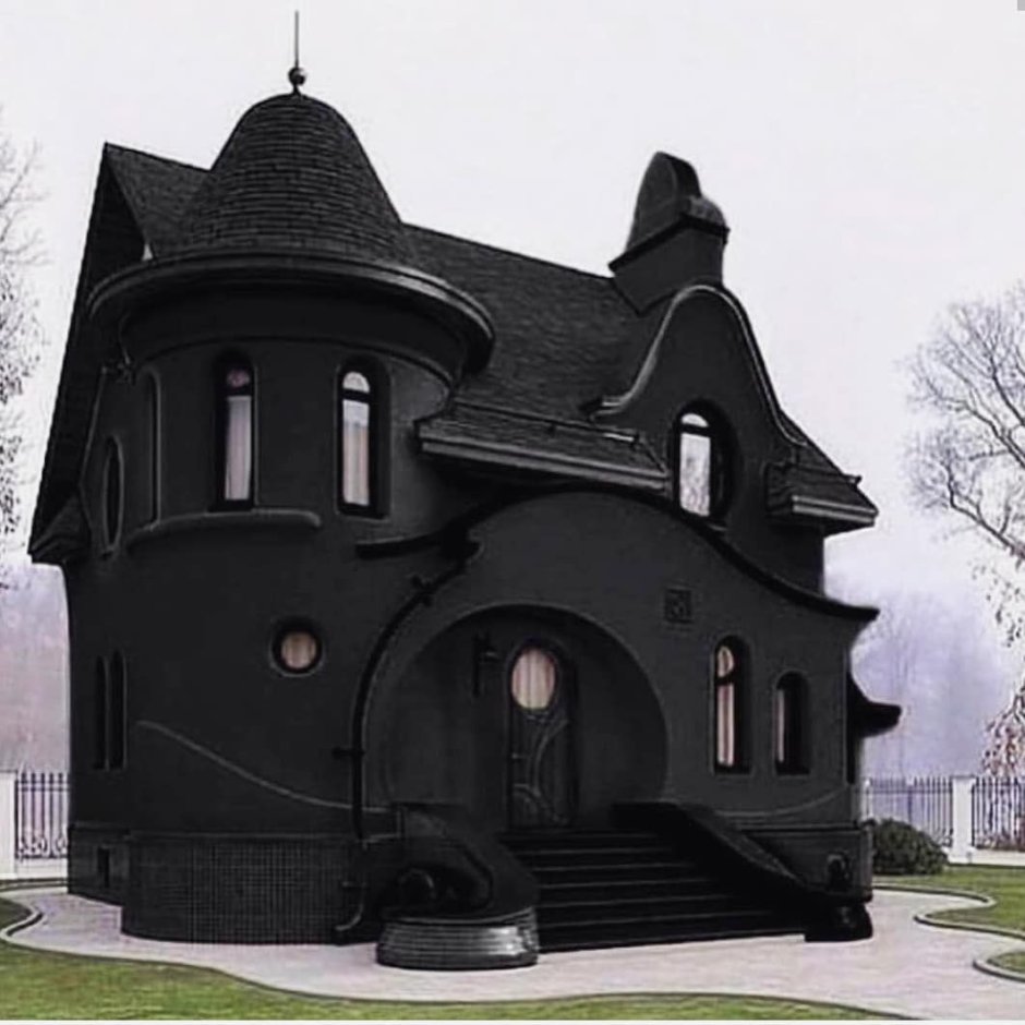 Gothic -style house facade