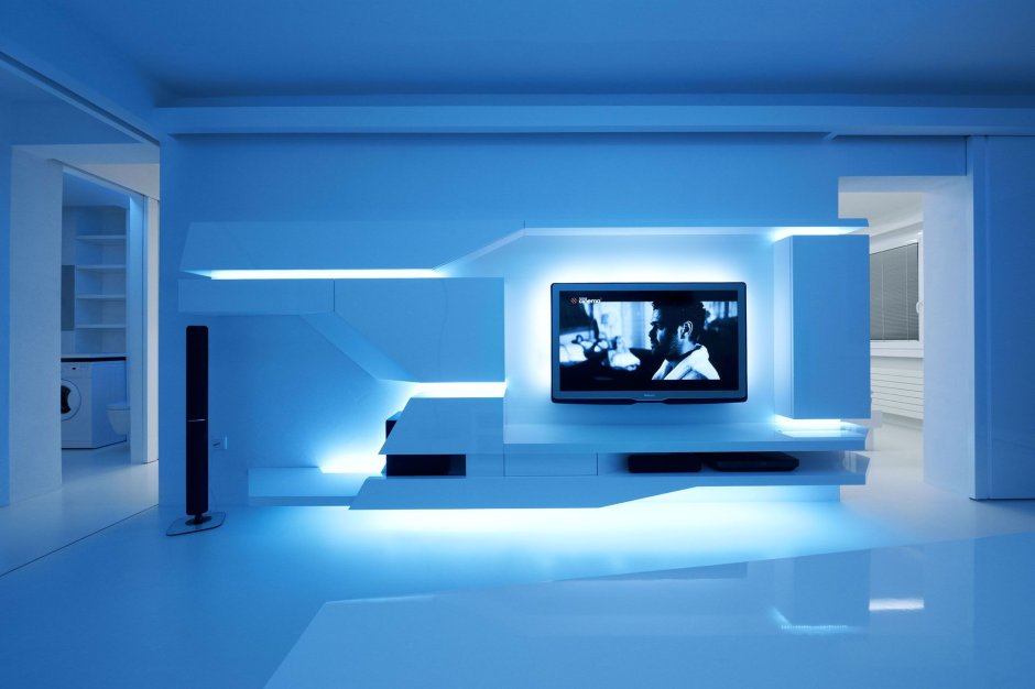 Futuristic living room