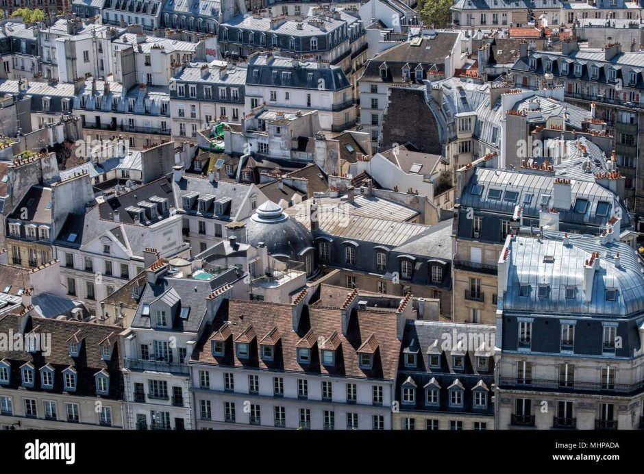 A set of roofs of Paris