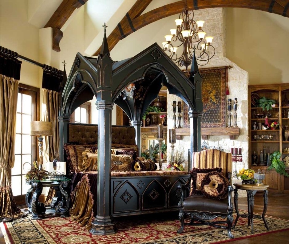 Boudoir Victorian Gothic interior
