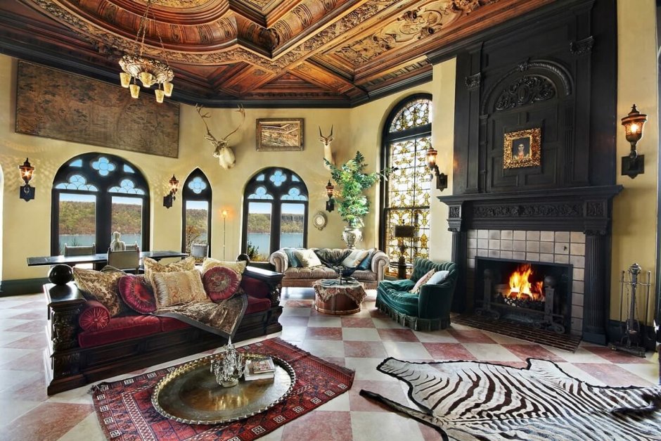 Byzantine romance style interior