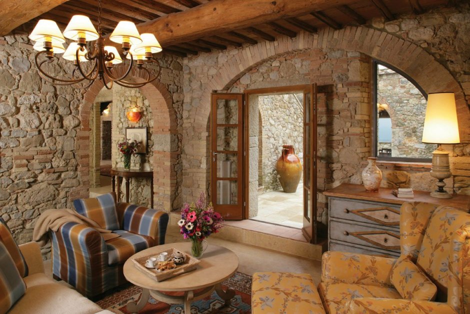 Italian house in the Tuscan style