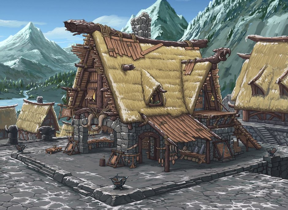 Viking buildings