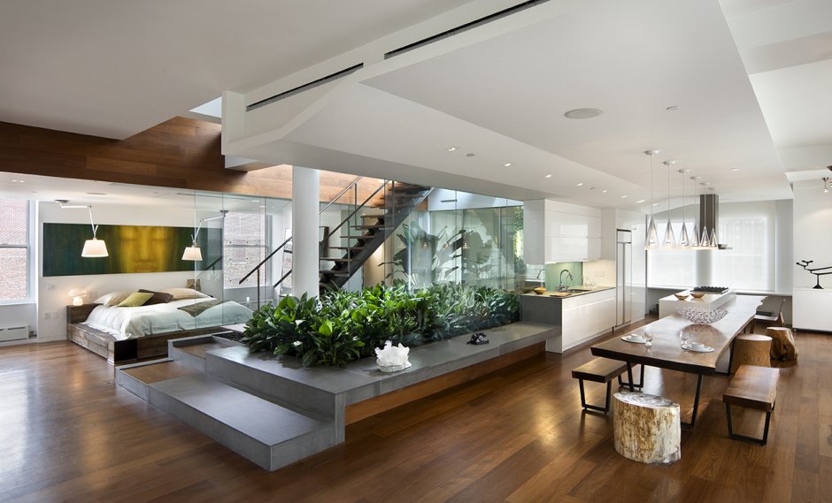 Minimalism and eco -style in the interior