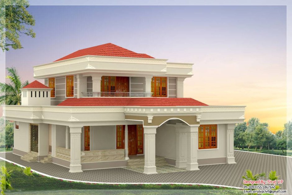 Indian two -story house