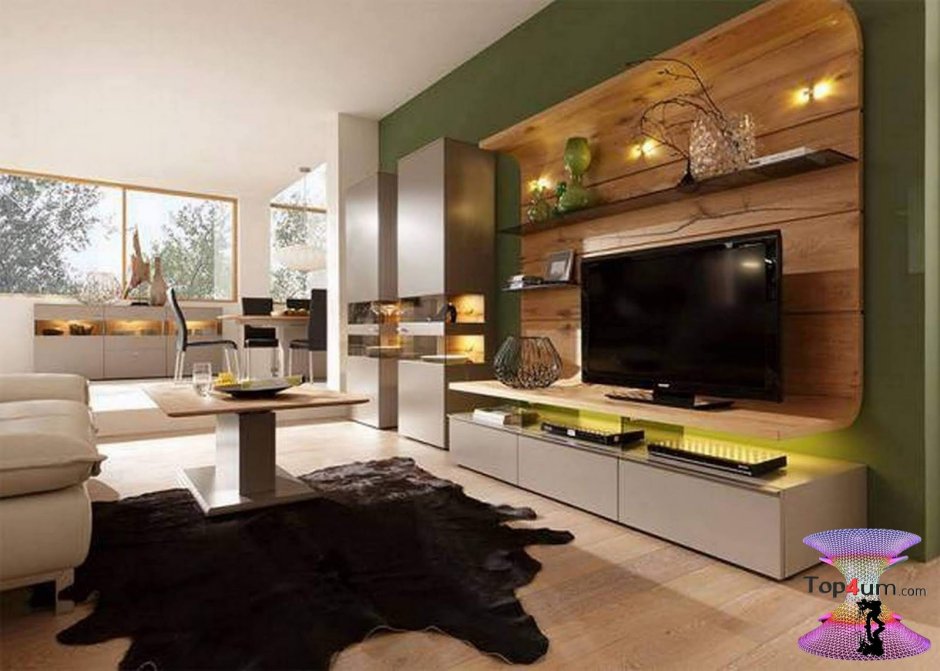 Living room cabinet design