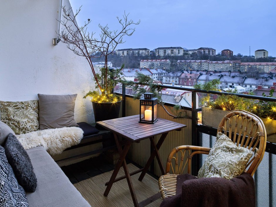 Apartment terrace design