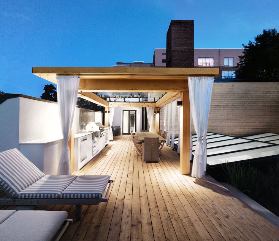 Modern terrace design