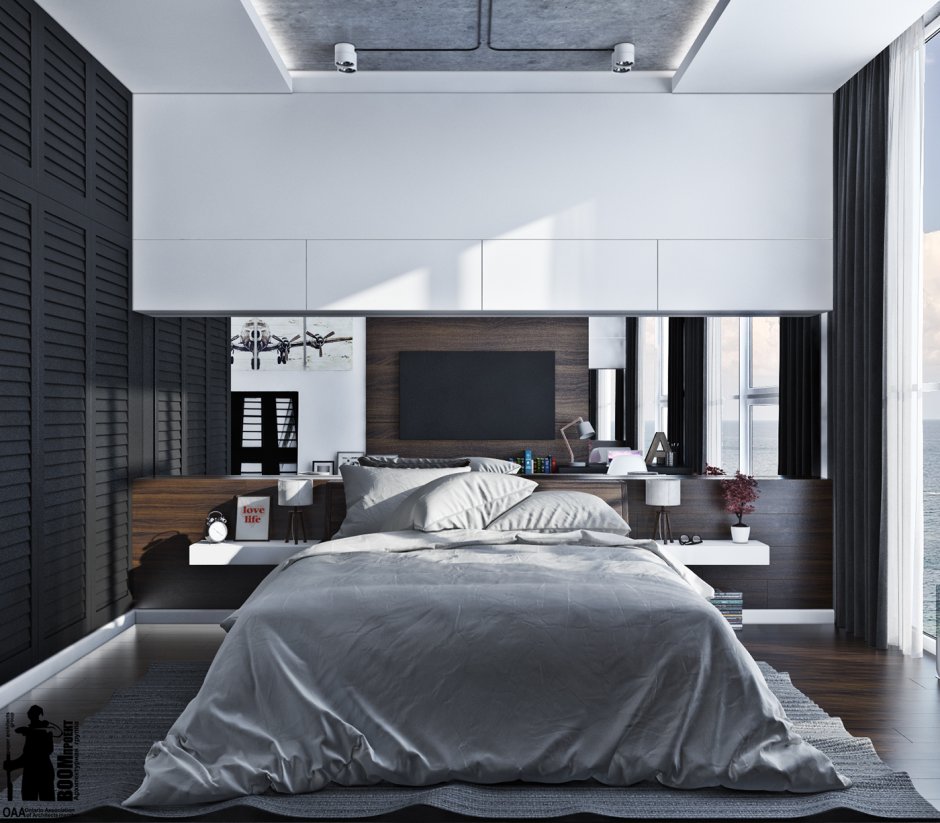Stylish bedroom design